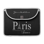 Paris France custom MacBook sleeve MacBook Pro Sleeves