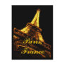 Paris, France, Eiffel Tower, Postcard