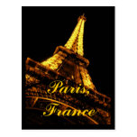 Paris France Eiffel Tower Postcard postcards