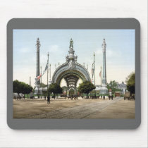Paris, France Exposition Universal 1900 mousepads by MyOtherPlanet Paris, France Exposition Universal 1900 mousepads
