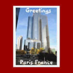 Paris France Greeting (Mojisola A Gbadamosi) postcards