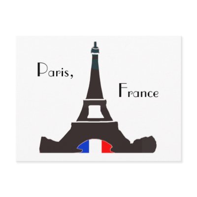 Paris France Postcard by aikiri