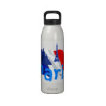 PARIS FRANCE REUSABLE WATER BOTTLES
