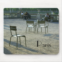 Paris garden chairs Mousepad