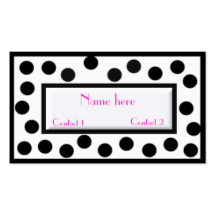 Paris High Fashion Calling Card Business Card