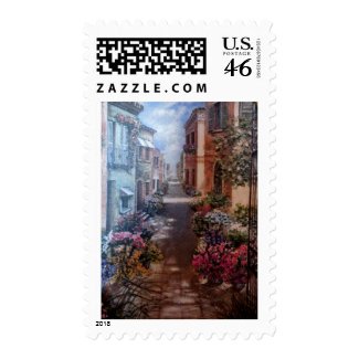 Paris in bloom stamp
