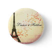 Paris in Love - Eiffel Tower Buttons
