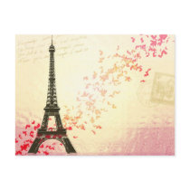Paris in Love - Eiffel Tower Post Cards