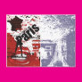 Paris in Red and Blue Dsitressed Post Cards Paris in Red and Blue Dsitressed Post Cards