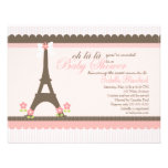 Paris in Spring Baby Shower Invite