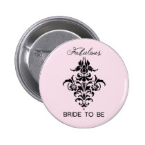 Paris Inspired Bride Button buttons