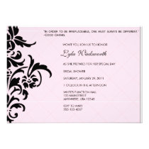 Paris Inspired Invitation invitations
