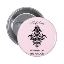 Paris Inspired Mother of the Groom Button buttons