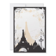 Paris Invitation invitation