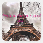 "Paris is always a good idea" sticker sheet