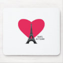 Paris, Je T'Aime mousepads
