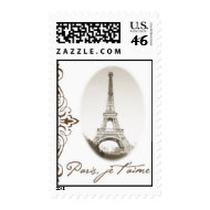 Paris Je T'aime Postage stamp