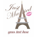 Paris Just Married shirt