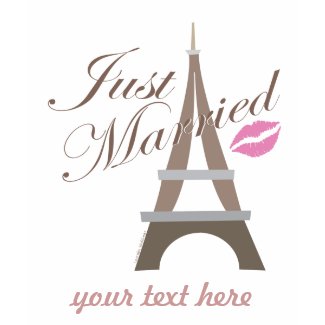 Paris Just Married shirt