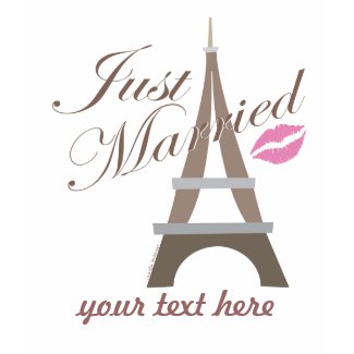 Paris Just Married shirt