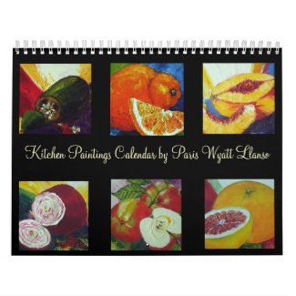 Paris' Kitchen Paintings Calendar calendar