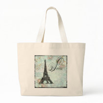 Paris La Tour Eiffel French Design Canvas Bag