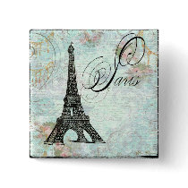Paris La Tour Eiffel French Design Pins