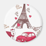 Paris Love Magnets