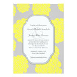 Paris Loves Yellow Flowers Affordable Wedding Personalized Invite