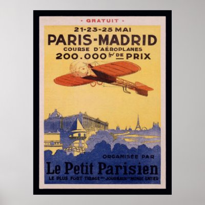 Paris-Madrid-Le-Petit Parisian Posters