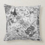 Paris Map pillow