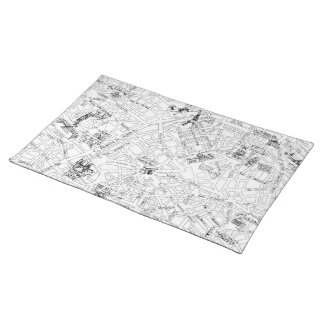 Paris Map Placemats