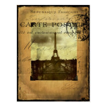 París matasellada postal