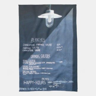Paris Menu Towel