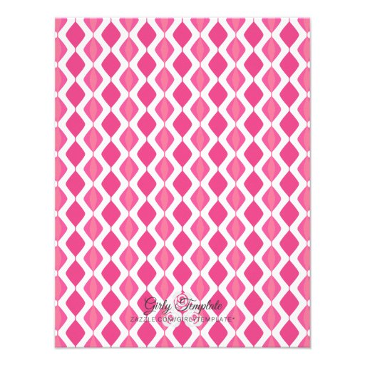 Paris Modern Pink Birthday Party Personalized Invitations