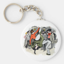 Paris Nightlife no. 2 Key Chain