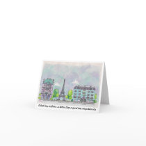 Paris Notecard