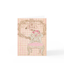 Paris Paris Royal Pink de la Queen's Chair cards