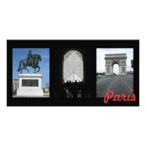Paris Custom Photo Card