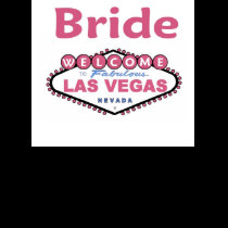 Paris Pink Las Vegas Bride Ladies Spaghetti Top t-shirts