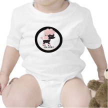Paris Poodle Baby Shirt
