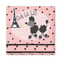 Paris Poodle magnets