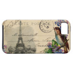 Paris Postcard Bird on Lilacs Case iPhone 5 Cases