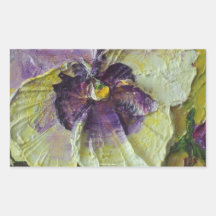 Paris' Purple Pansy Sticker