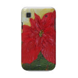 Paris' Red Poinsettia Samsung Galexy Case Samsung Galaxy S Case