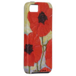 Paris' Red Poppies iPhone 5 Case