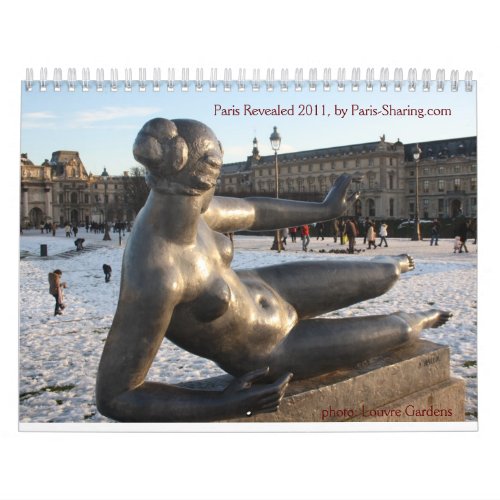 Paris Revealed 2011, by Paris Sharing calendar