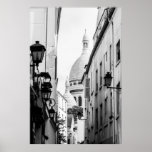 Paris Sacre-Coeur in Black and White Posters