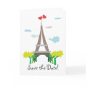Paris Save the Date Card