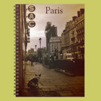 Paris Scene Notebook notebooks